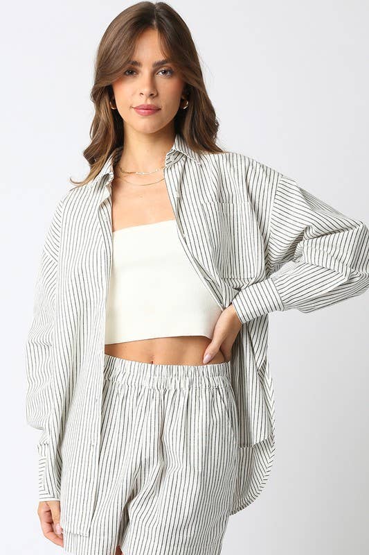 Aria Stripe Shirt - Cloth + Cabin