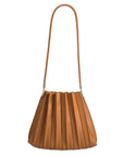 Carrie Tan Pleated Vegan Shoulder Bag - Cloth + Cabin