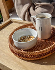 Circle Rattan Trays