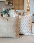 White Floral Pillow Cover