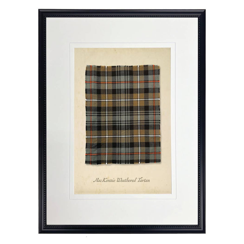 Matted Print of the Mackenzie Weathered Tartan Plaid
