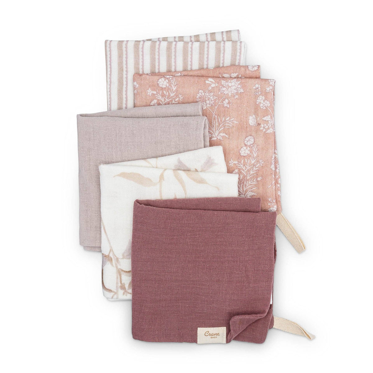 Violet Cotton Washcloths - Cloth + Cabin