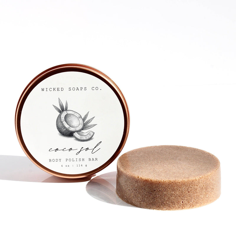 Coco Sol Cleansing Body Polish Bar