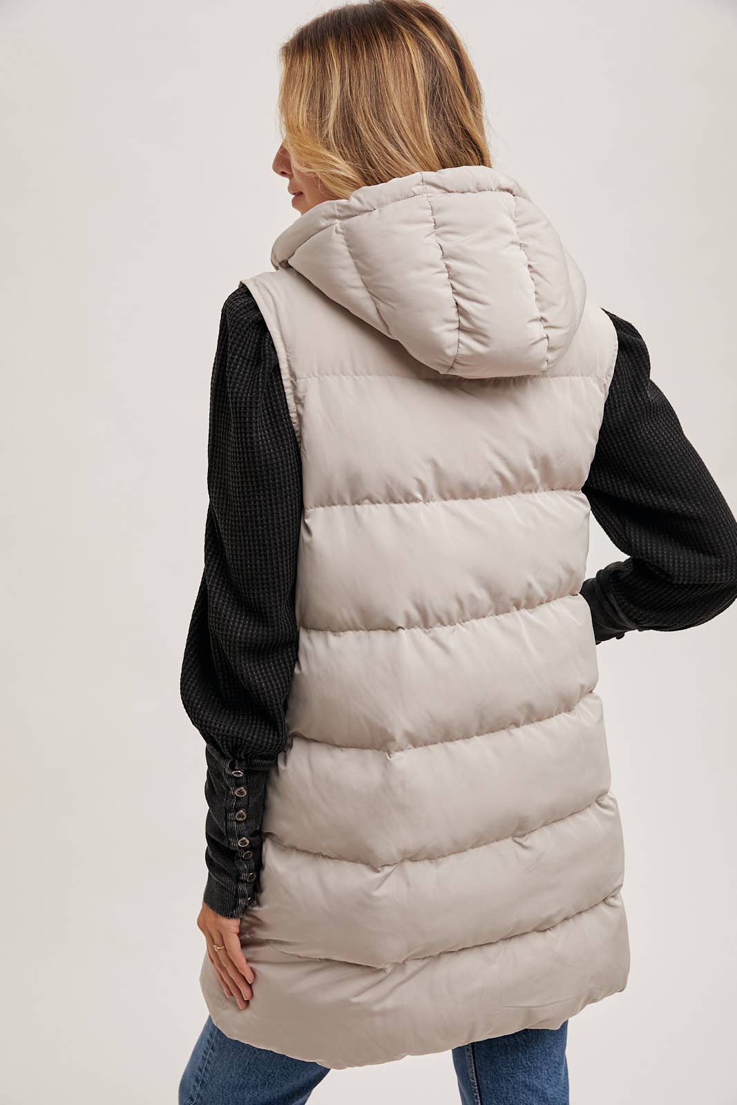 Longline Puffer Vest