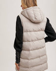 Longline Puffer Vest