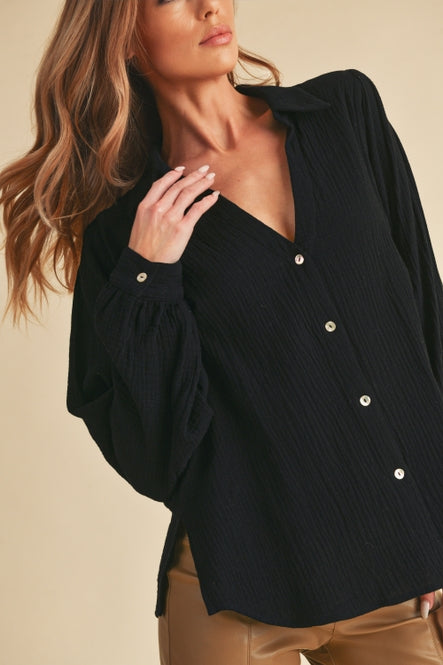 Zola Oversized Button Down