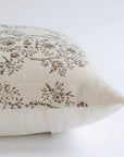 Pilar Floral Block Printed Pillow Cover