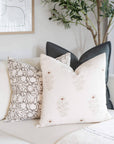 Ella Floral Block Printed Pillow Cover