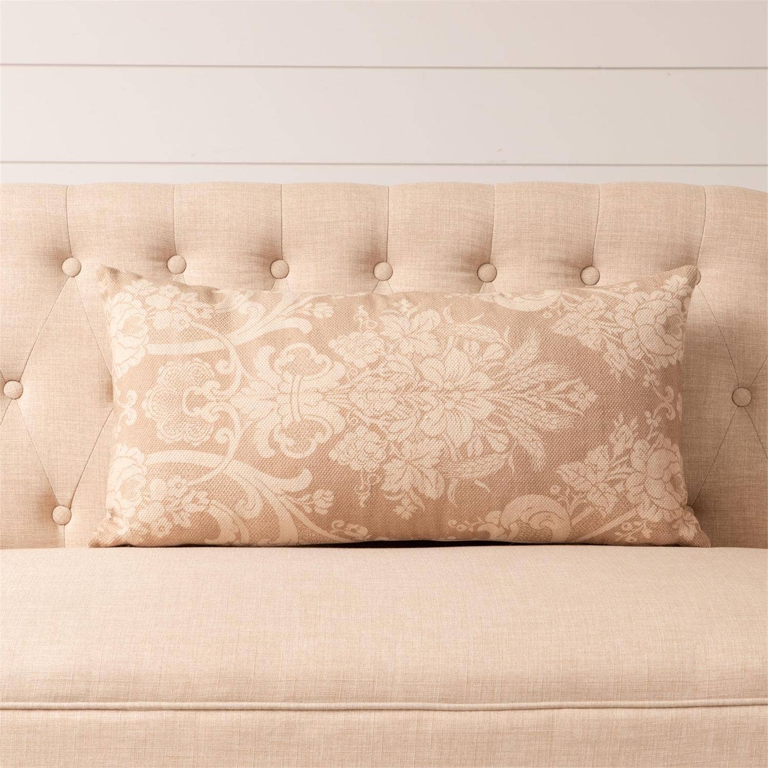 Vintage Inspired Print Pillow