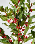 Faux Holly Branch - 36"