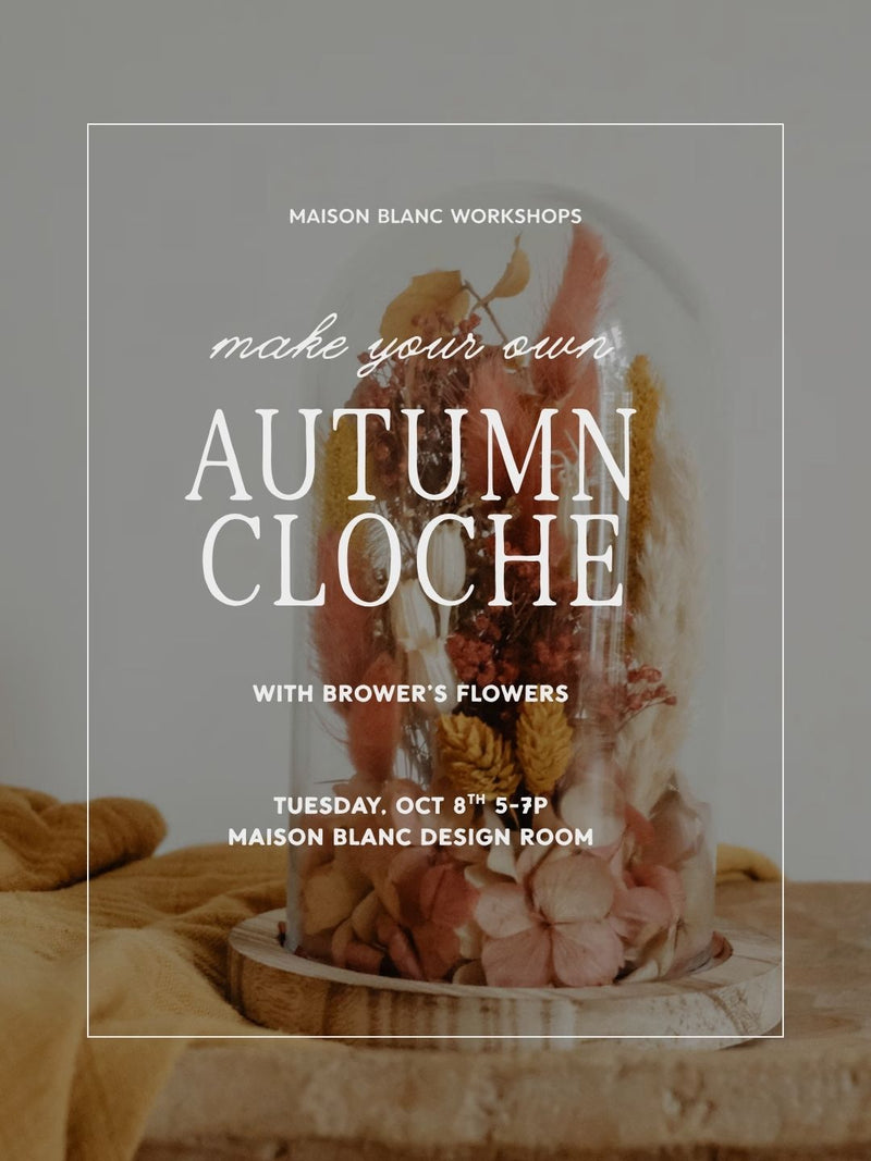 Autumn Dried Floral Cloche
