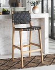 Adah Leather Bar Stool