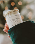 Christmas Tree Soy Candle - Clear Jar - 9 oz