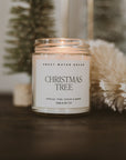 Christmas Tree Soy Candle - Clear Jar - 9 oz