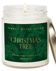 Christmas Tree Soy Candle - Clear Jar - 9 oz