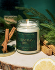 Christmas Tree Soy Candle - Clear Jar - 9 oz