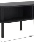 Tealla 2 Tambour Door Coffee Table