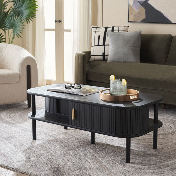 Tealla 2 Tambour Door Coffee Table