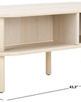 Tealla 2 Tambour Door Coffee Table