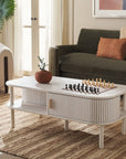 Tealla 2 Tambour Door Coffee Table