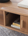 Tealla 2 Tambour Door Coffee Table