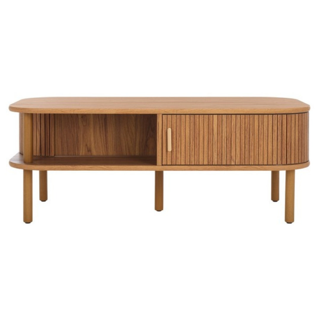 Tealla 2 Tambour Door Coffee Table