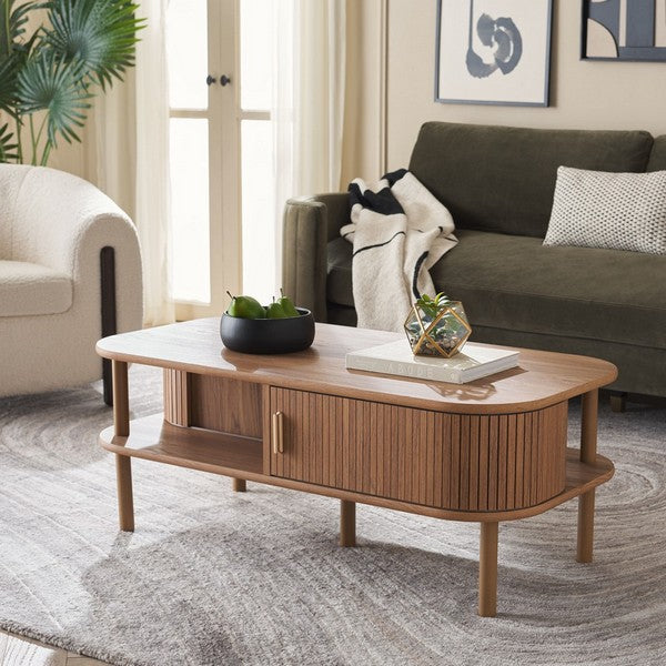 Tealla 2 Tambour Door Coffee Table