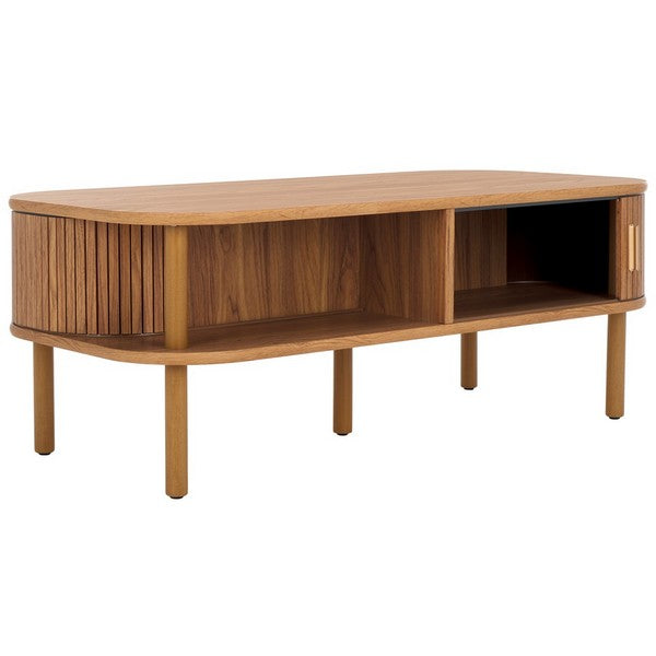 Tealla 2 Tambour Door Coffee Table