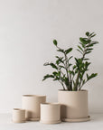 8" Minimal Planter | Raw Stoneware