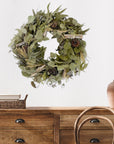 Eucalyptus & Pinecone Garland Wreath