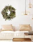 Eucalyptus & Pinecone Garland Wreath