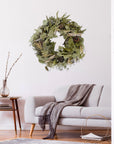 Eucalyptus & Pinecone Garland Wreath