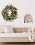 Eucalyptus & Pinecone Garland Wreath