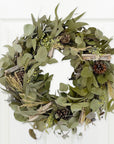 Eucalyptus & Pinecone Garland Wreath