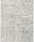 Freud Woven Rug - Ivory/Black