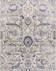 Georgiana Beige & Blue Area Rug