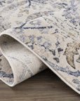 Georgiana Beige & Blue Area Rug