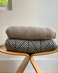 Herringbone Knit Throw Blanket