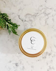 C+C Gold Tin Candle / Yule