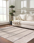 Deja Black Striped Area Rug - Limited Edition