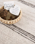 Deja Black Striped Area Rug - Limited Edition