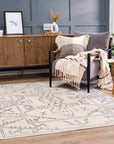 Divya Cream Tribal Area Rug - Limited Edition