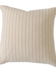 Charles Tan Stripe Pillow Cover