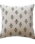 Aspen Floral Block Print Pillow Cover