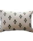 Aspen Floral Block Print Pillow Cover