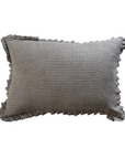 Finn Gingham Ruffle Pillow Cover