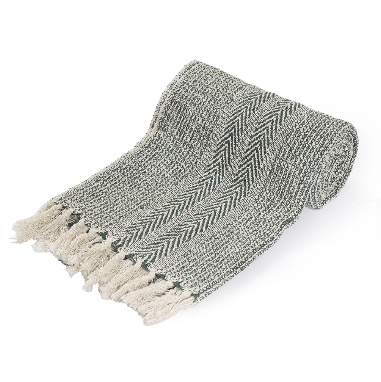 Herringbone Knit Throw Blanket