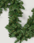 Faux Douglas Holiday Garland Swag with LED Lights - 108"