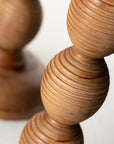 Natural Harmony Wood Taper Candle Holder