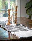 Natural Harmony Wood Taper Candle Holder